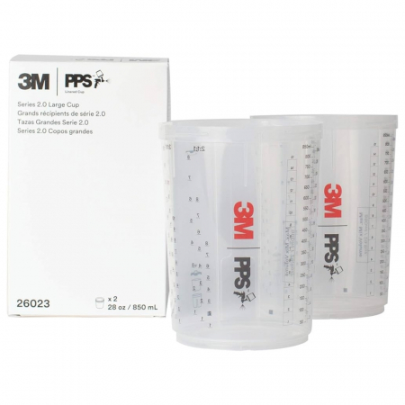 Sisteme si pahare PPS - Pahar gradat vopsea PPS 2.0, reutilizabil, 850 ml. - 3M.26023