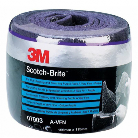 Consumabile vopsitorie - Rola Scotchbrite gri predecupata - 3M.07904