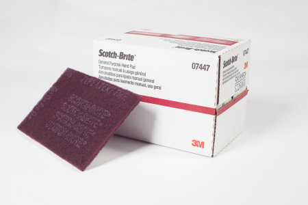Consumabile vopsitorie - Scotchbrite rosu, 158x224 mm. - 3M.07447