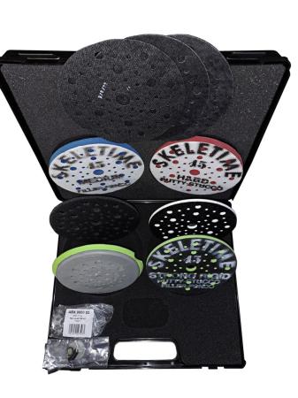 Accesorii si piese de schimb - Skeletime - Kit profesional Ø148 mm pentru slefuitor pneumatic, 12 mm