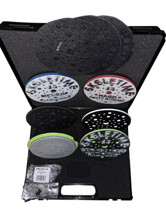 Accesorii si piese de schimb - Skeletime - Kit profesional Ø148 mm pentru slefuitor electric, 8 mm