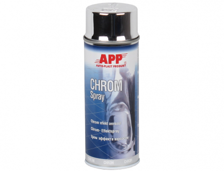 Spray vopsea auto si prefill - Spray chrom cu efect argintiu, tub 400 ml. - APP