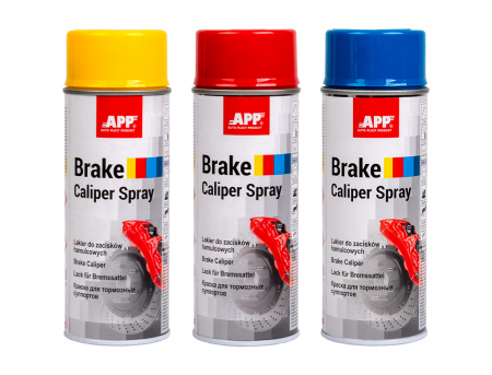 Spray vopsea auto si prefill - Spray pentru vopsit etrier, culoare galben, tub 400 ml. - APP