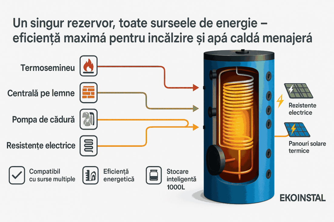 Un singur rezervor, toate sursele de energie