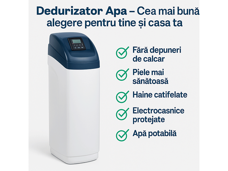 Dedurizator apă – cea mai bună alegere pentru confortul și sănătatea casei tale