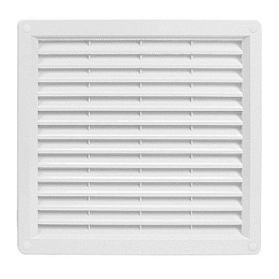 GRILA SD 300X300 CU PLASA SIMPLA DEFLEXIE ALUMINIU ALB [1]