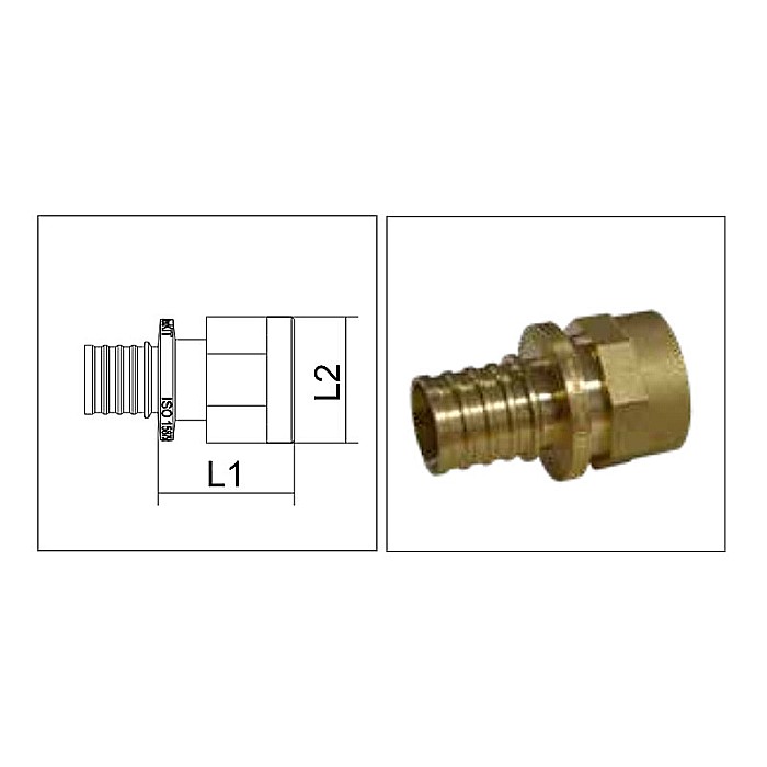 RACORD 25-3/4 FI ALAMA PEX PPSU PEXKIT [2]