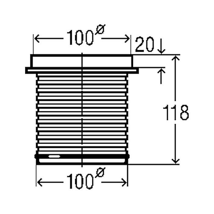 INALTATOR SIFON PARDOSEALA D100 VG111496 ADVANTIX VIEGA [2]