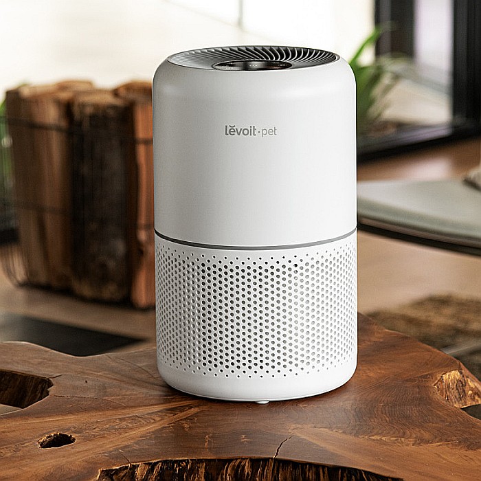 PURIFICATOR DE AER LEVOIT CORE P350-RAC PET CARE FILTRU TRUE HEPA CARBON ACTIV SUPER SILENT TOUCH SCREEN ALB [7]
