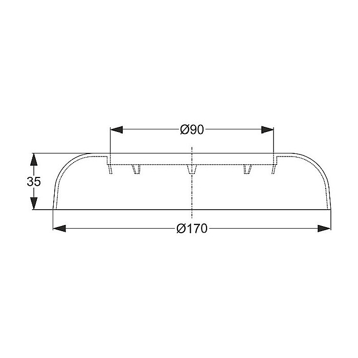 ORNAMENT ALB 110 PENTRU IMBINARE TEAVA WC 3270073 BONOMINI [2]