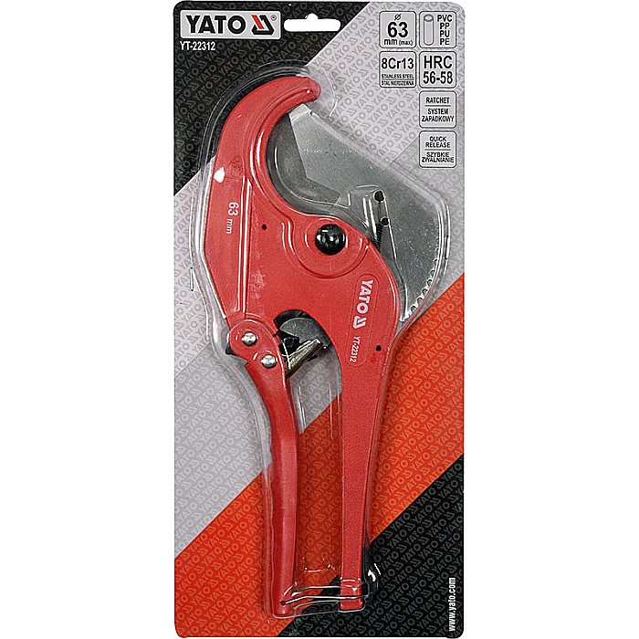 CLESTE PT TEVI PVC 63MM YT-22312 [3]