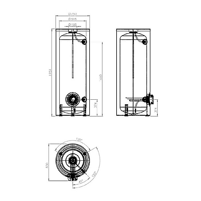 BOILER ELECTRIC ARISTON ARI TI STI 500 EU2 3070547 [2]