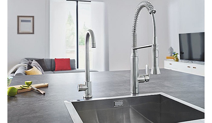 BATERIE BUCATARIE SI BOILER MARIMEA M GROHE RED MONO 30085A01 [6]