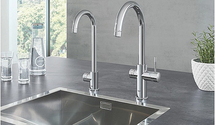 BATERIE BUCATARIE SI BOILER MARIMEA M GROHE RED MONO 30085A01 [9]