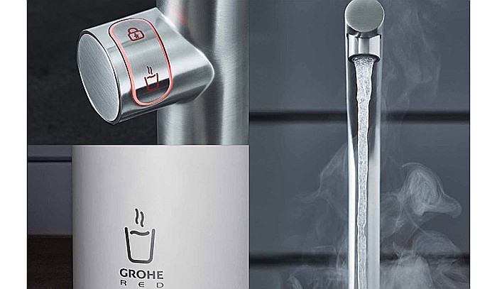 BATERIE BUCATARIE SI BOILER MARIMEA M GROHE RED MONO 30085A01 [4]