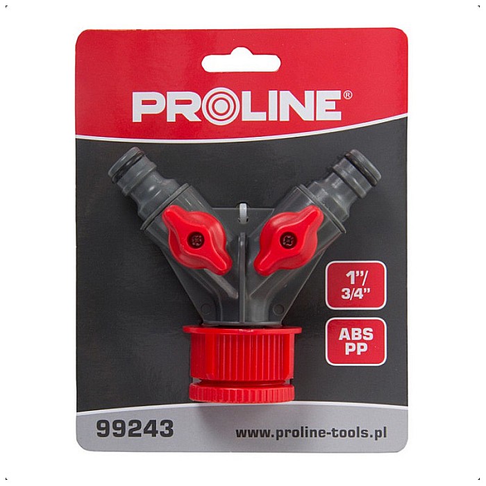 CONECTOR DISTRIBUITOR CU 2 ROBINETI 1 - 3/4 99243 PROLINE [2]