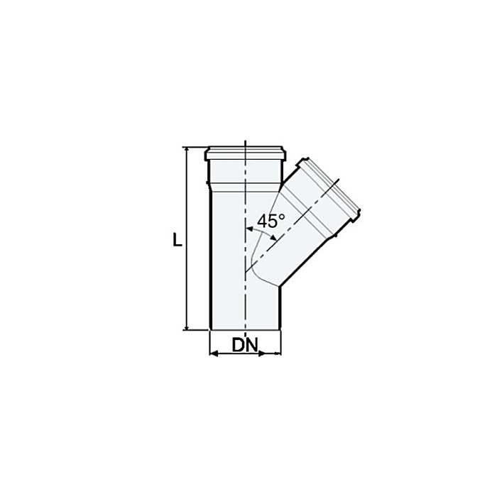 RAMIFICATIE PP 110-110-45 EASYKIT [2]