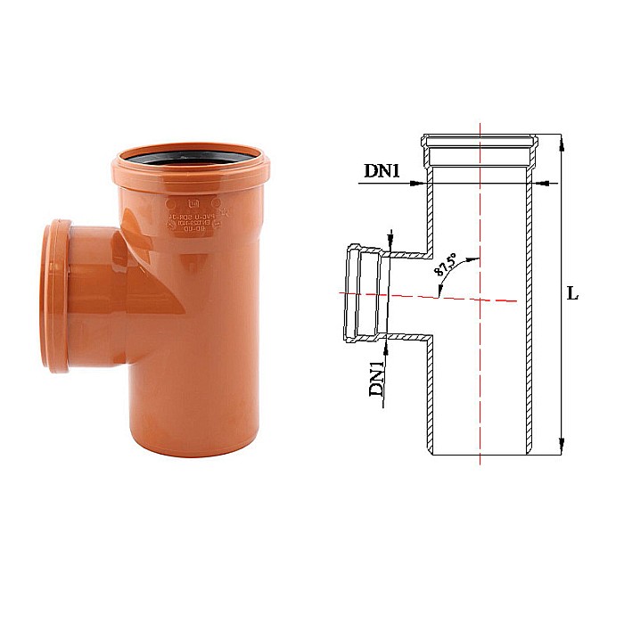 RAMIFICATIE PVC 110-110-90 PORTOCALIE KOMPACTKIT VALROM [1]