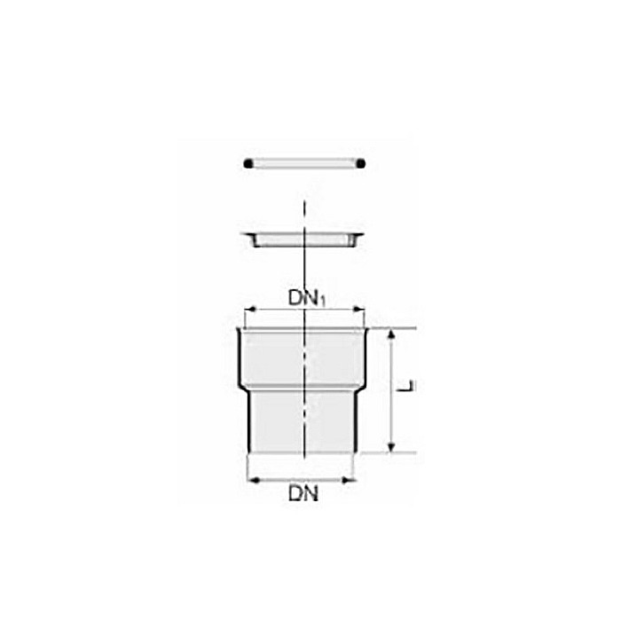 REDUS ADAPTOR CONECTOR PP FONTA 75 INEL/GARNITURA DUBLA VALROM [2]