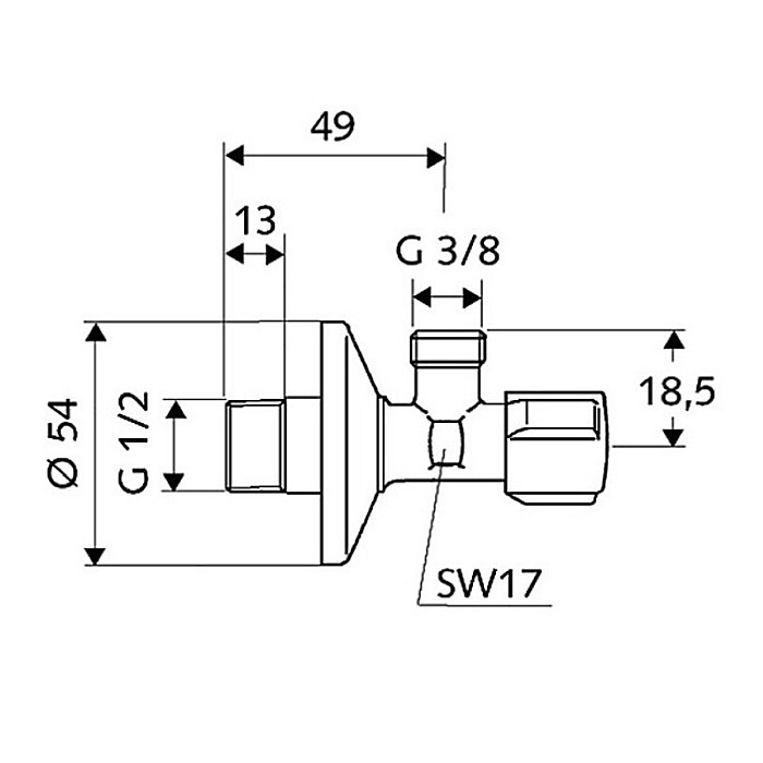 ROBINET COLT 1/2-3/8 052120699 SCHELL [2]