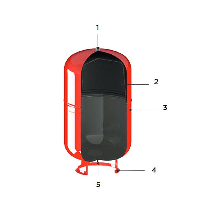 VAS DE EXPANSIUNE CIMM ERE CE 500L CM820500 STATIV CU PICIOARE [2]