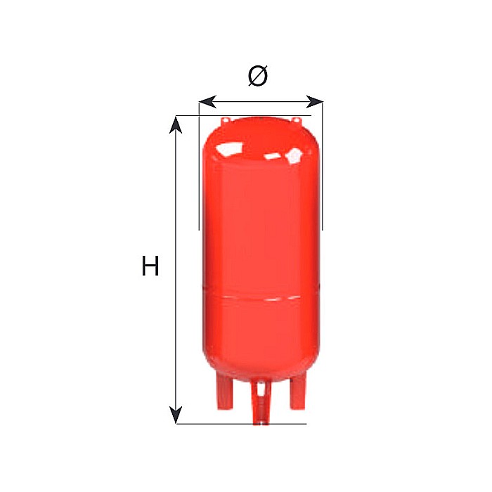 VAS DE EXPANSIUNE CIMM ERE CE 700L CM820700 STATIV CU PICIOARE [1]