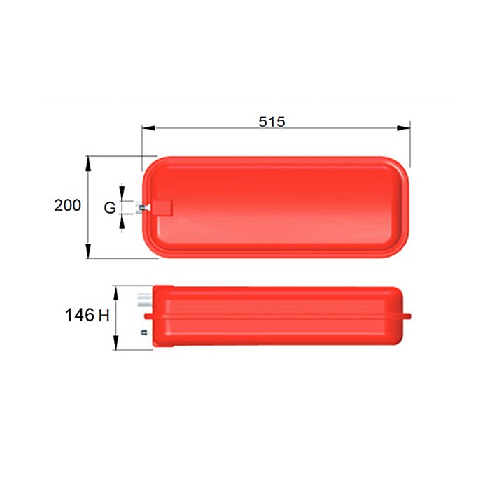 VAS DE EXPANSIUNE CIMM RP200 12L PLAT DREPTUNGHIULAR CM9112 [3]