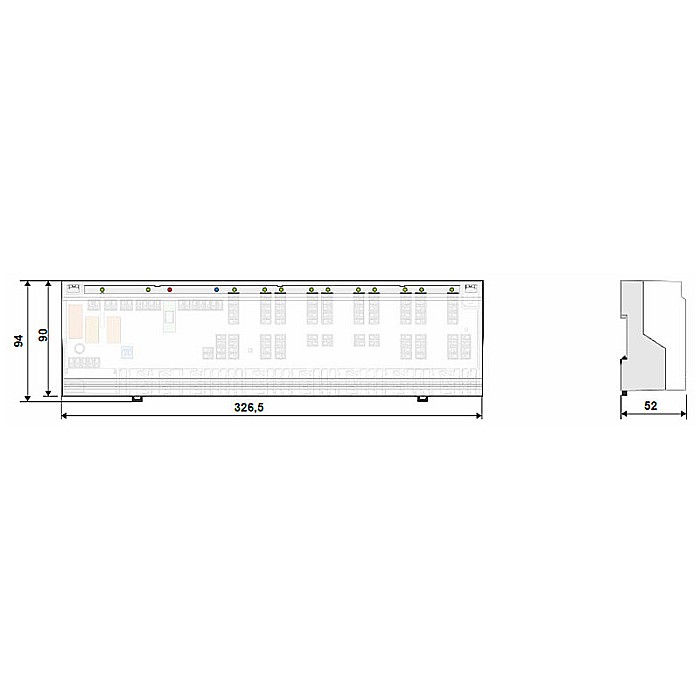 UNITATE CONTROL 6 ZONE INCALZIRE IN PARDOSEALA COMANDA O POMPA SI O CENTRALA TERMICA 220V PEXKIT VALROM [4]