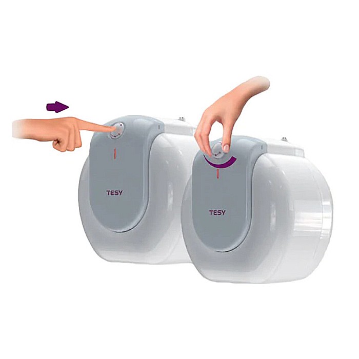 BOILER TESY ELECTRIC 10L GCU 1015 L52 RC COMPACT MONTAJ SUB CHIUVETA [2]