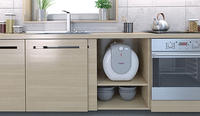 BOILER TESY ELECTRIC 10L GCU 1015 L52 RC COMPACT MONTAJ SUB CHIUVETA [4]
