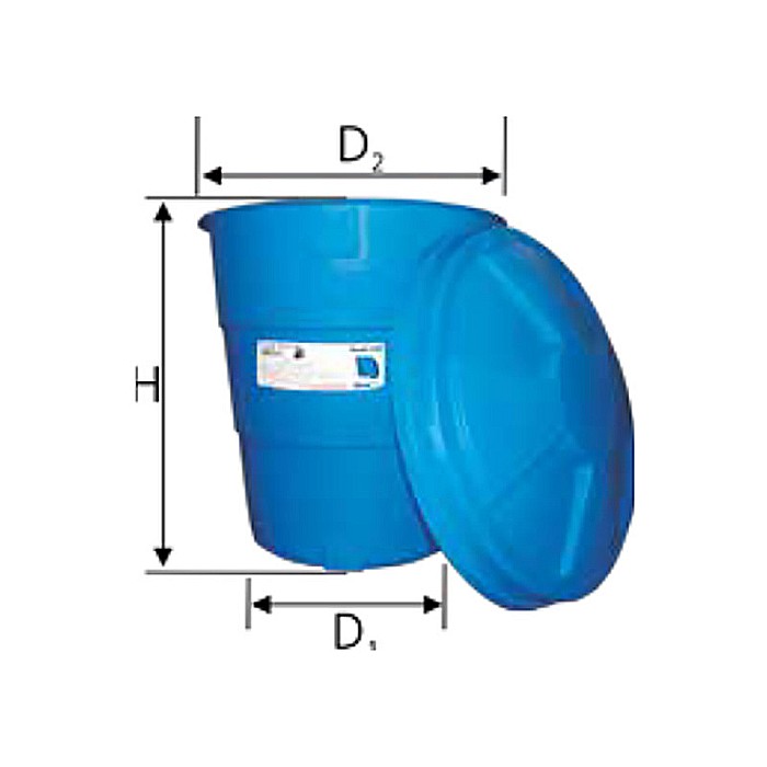 REZERVOR APA 500L CONIC VERTICAL STOCKKIT VALROM 49010500000 [2]