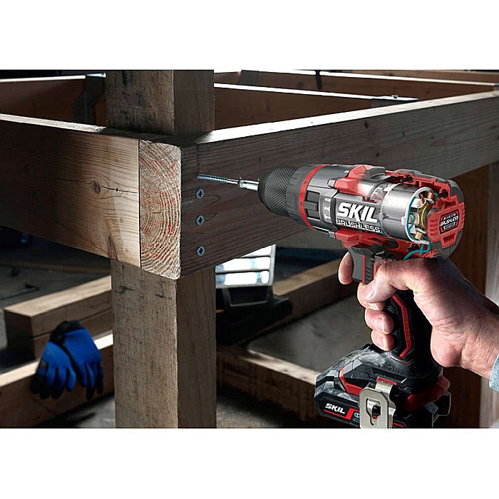 MASINA DE GAURIT CU PERCUTIE SI ACUMULATOR BRUSHLESS 3070 HA SKIL [6]