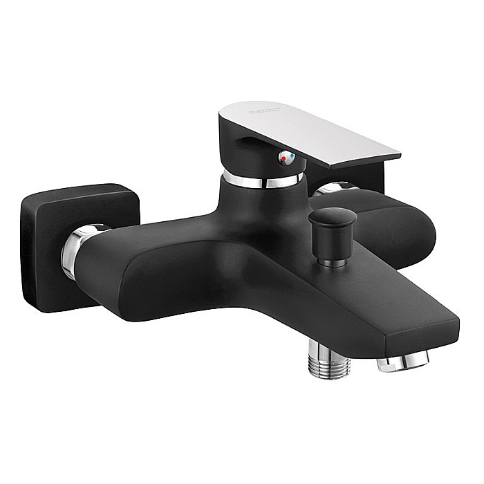BATERIE CADA DUS FERRO BAQ1BLC PERETE ALGEO SQUARE NEGRA CROM FARA ACCESORII [1]