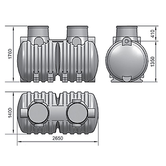 STATIE EPURARE APE UZATE SBR 1/6 Q=1 MC/ZI 1-6 PERSOANE 3000L AUTOMATIZATA 48600000005 AQUACLEAN VALROM [7]