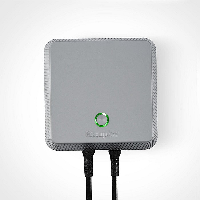 TERMOSTAT DE AMBIENT CU CONTROL PRIN INTERNET HOMPLEX NX1 PROGRAMABIL WIRELESS GRI [7]
