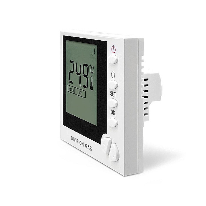 TERMOSTAT PROGRAMABIL CU FIR PENTRU INCALZIRE IN PARDOSEALA DG803X DIVISION GAS [2]