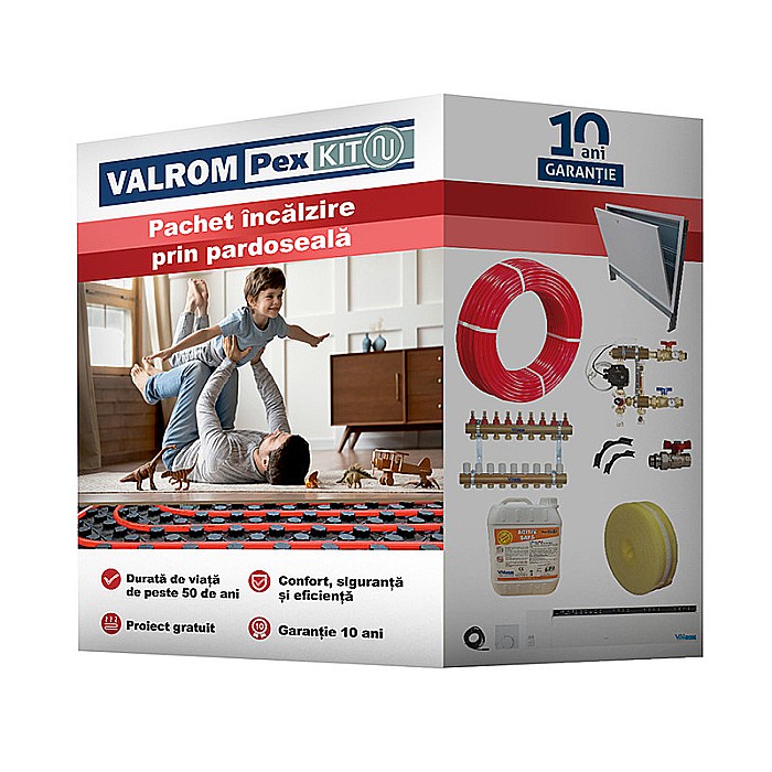 KIT INCALZIRE IN PARDOSEALA 70MP VALROM CONFORT CU AUTOMATIZARE FIR [1]