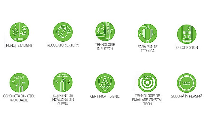 BOILER TERMOELECTRIC TESY CU O SERPENTINA STANGA 80L BILIGHT GCVSL 80 44 20 B11 TSR DE PERETE VERTICAL [2]