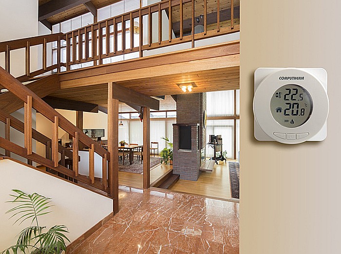 TERMOSTAT DE AMBIENT CU FIR COMPUTHERM T30 NEPROGRAMABIL [2]