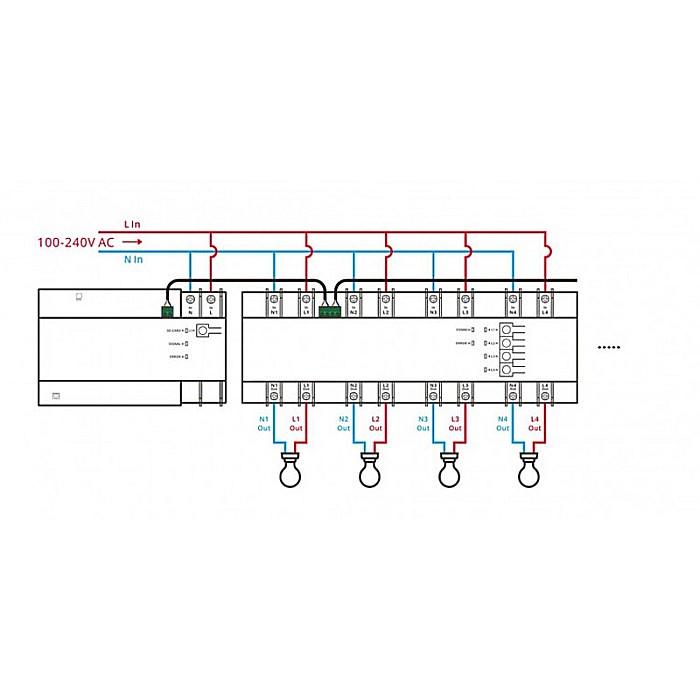 Sonoff spm smart stackable power meter - 4 relee [3]
