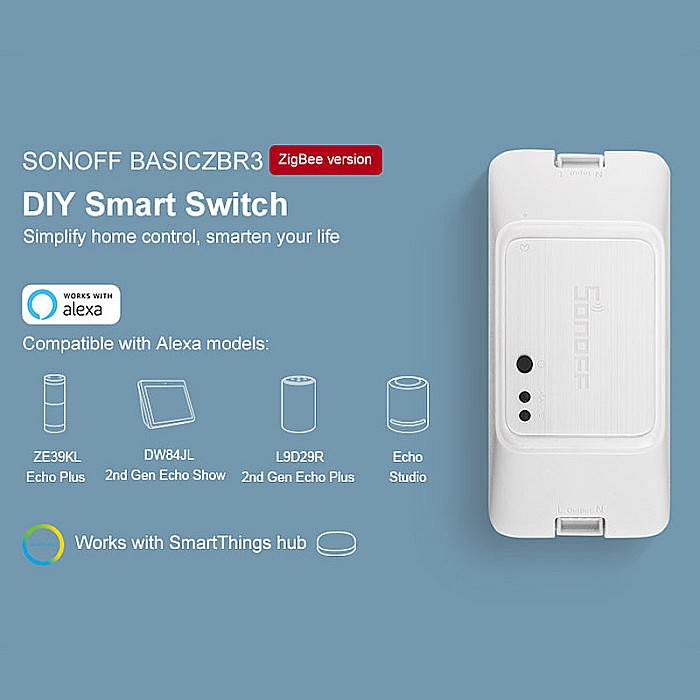 SONOFF BASIC ZBR3 ZIGBEE RELEU 1 CANAL 10A IM190611001 [3]