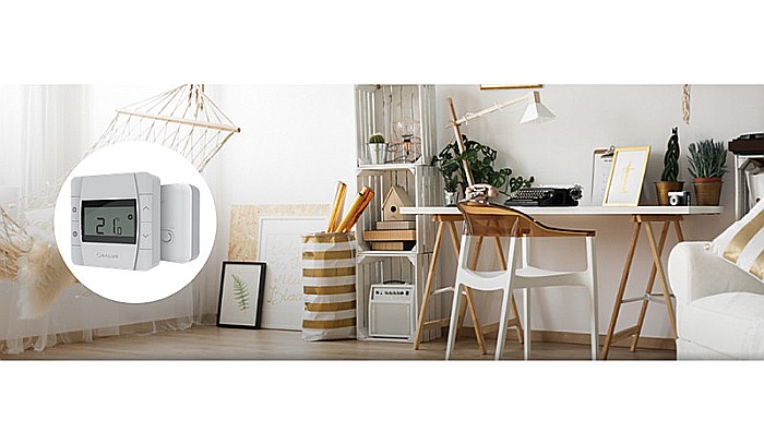 TERMOSTAT SALUS DT300RF WIRELESS NEPROGRAMABIL FARA FIR PENTRU CENTRALA [2]