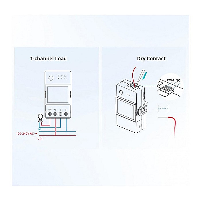 Sonoff th16d elite r3 releu inteligent control temperatura umiditate 16a lcd thr316d [2]