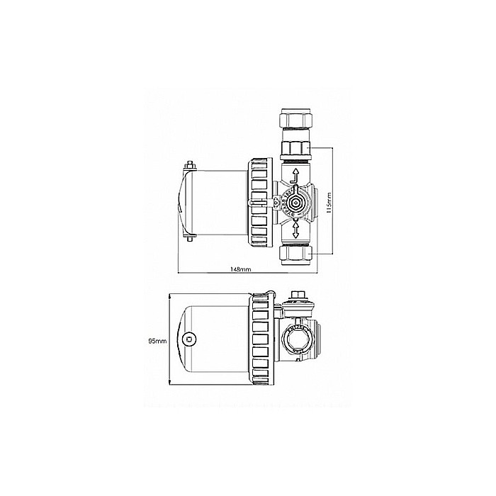 MAGNA CLEAN ATOM 22MM (3/4) FILTRU ANTIMAGNETITA COMPACT INSTALATIE TERMICA [6]