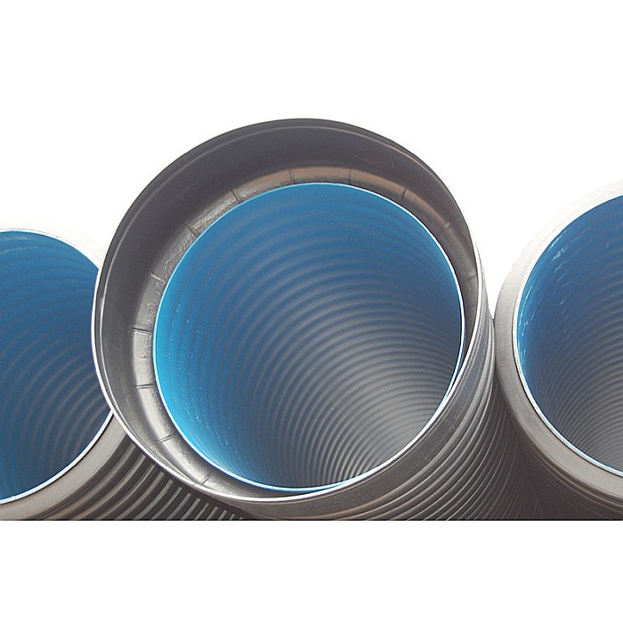 TEAVA CORUGATA SN4 800 PENTRU CANALIZARE PVC 1M/BUC [2]