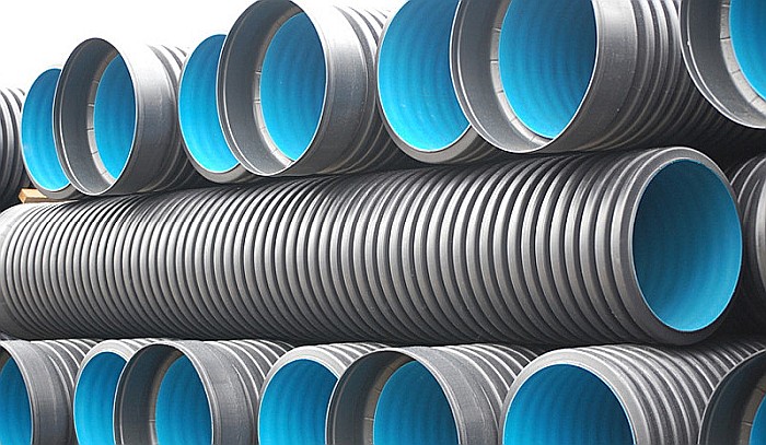 TEAVA CORUGATA SN4 800 PENTRU CANALIZARE PVC 1M/BUC [4]