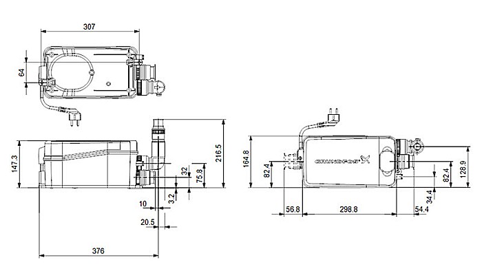 POMPA APA MURDARA CU TOCATOR GRUNDFOS  SOLOLIFT 2 D-2 97775318 [3]