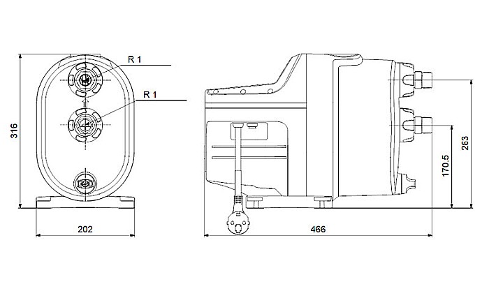 POMPA HIDROFOR GRUNDFOS SCALA 1 3-45 99530405 [8]