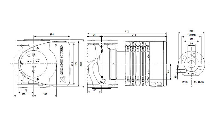 POMPA RECIRCULARE GRUNDFOS MAGNA1 80-80 F 99221407 [3]