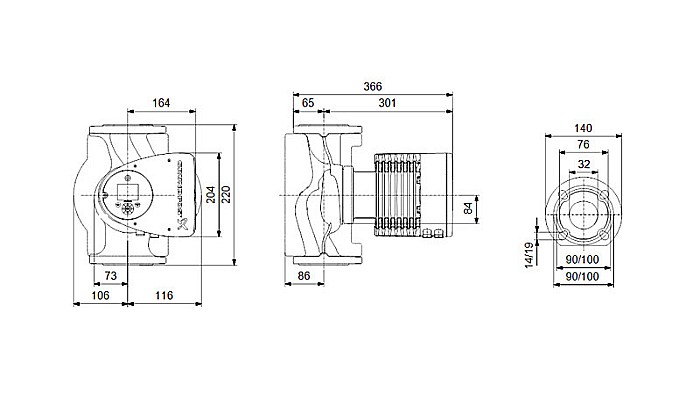 POMPA RECIRCULARE GRUNDFOS MAGNA3 32-120 F 97924259 [3]